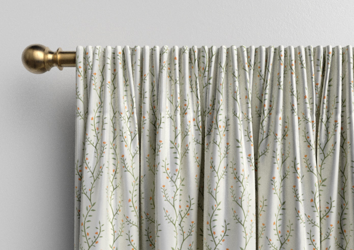 Boughton Faux Silk, Nectarine - Made to Measure Curtains - Image 9